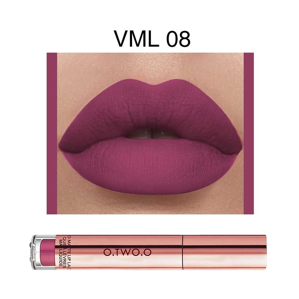 O.TWO.O Velvet Matte Liquid Lipstick Copper Packing