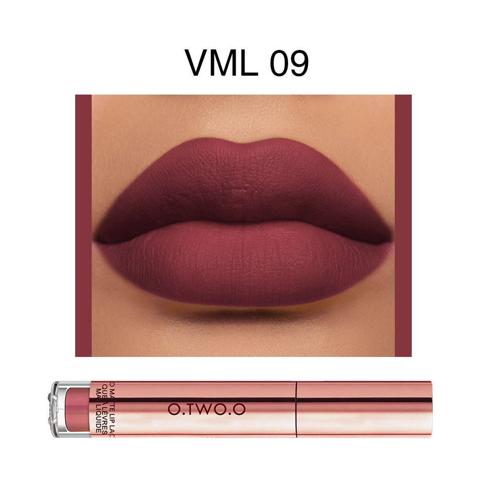 O.TWO.O Velvet Matte Liquid Lipstick Copper Packing