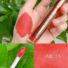 O.TWO.O Velvet Matte Liquid Lipstick Copper Packing