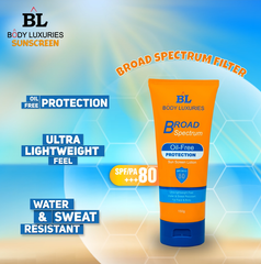 Body Luxuries Broad Spectrum Sun Screen Lotion Spf-80, 150gm