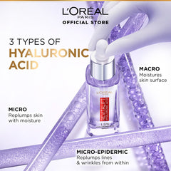 L'Oreal Serum With 1.5 % Hyaluronic Acid (15ml) For All Skin Types