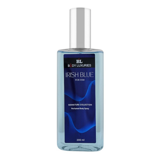 Body Luxuries Irish Blue For Him Perfumed Body Spray, For Men, 200ml