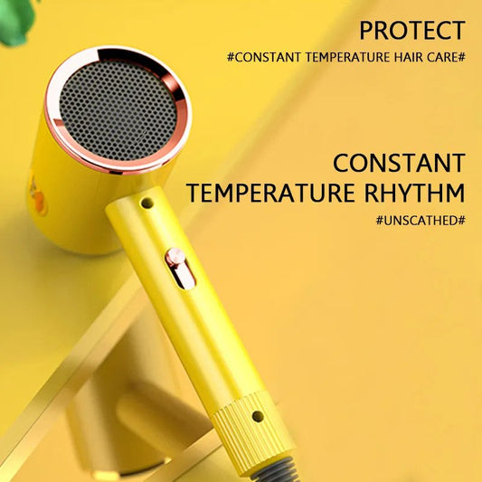 Xiaohuangya – Hair Dryer with 360 Degree Nozzle & 2 Heat Setting (Cold, Warm, Hot wind) – Model: DHY-JSQ1