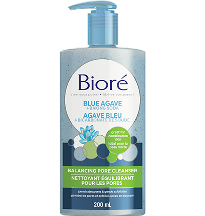 Bioré® Blue Agave + Baking Soda Balancing Pore Cleanser