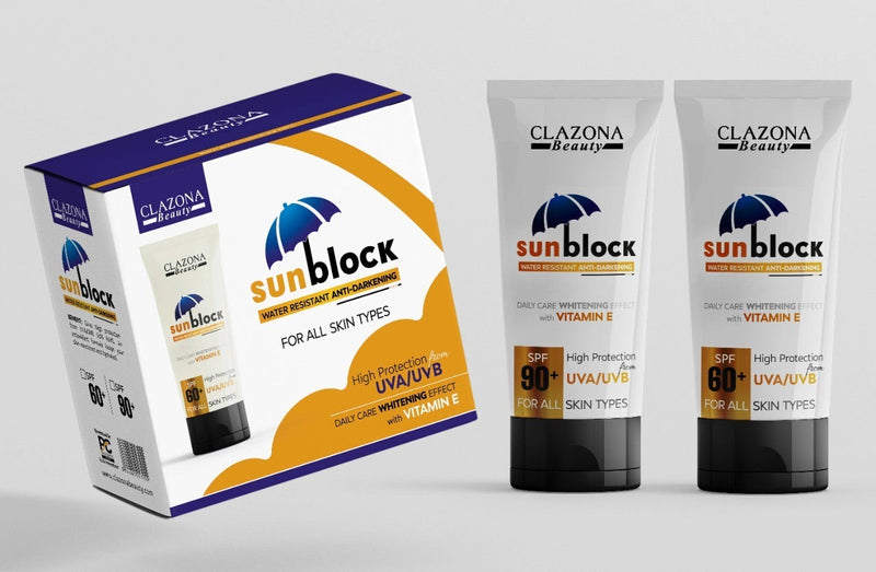 CALAZONA SUN BLOCK SPF 60+ (FOR ALL SKIN TYPES)